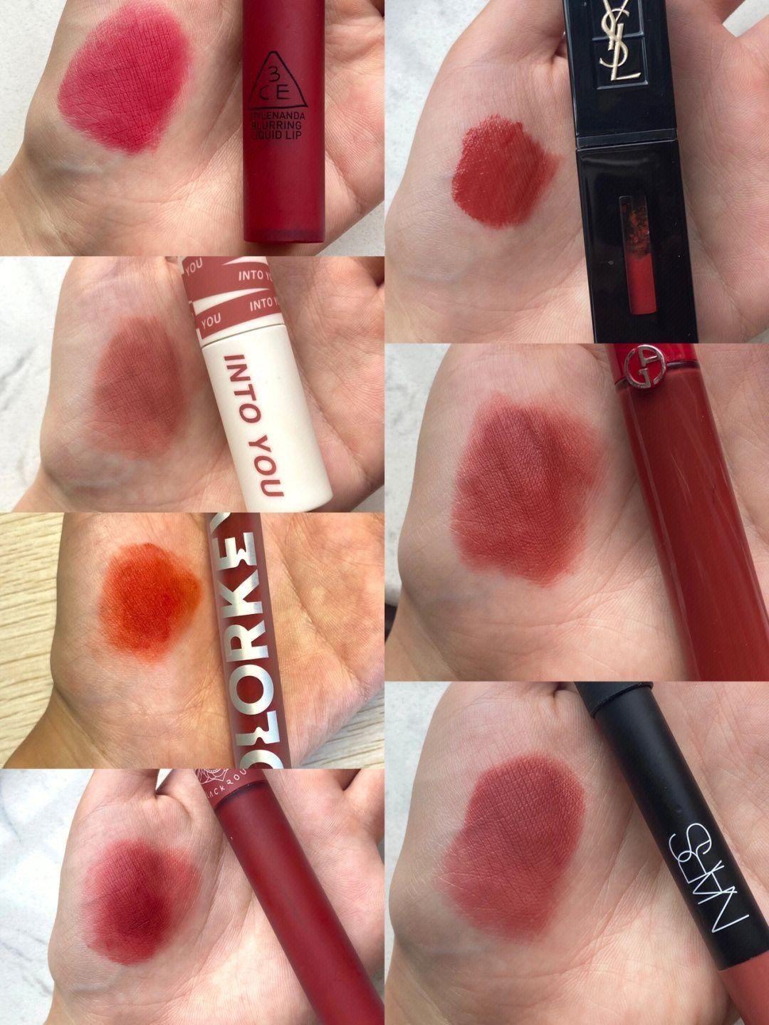 爱用口红合集💄🧩|||近几年频繁爱涂的7支口红(本人深粉唇 冷皮二白)